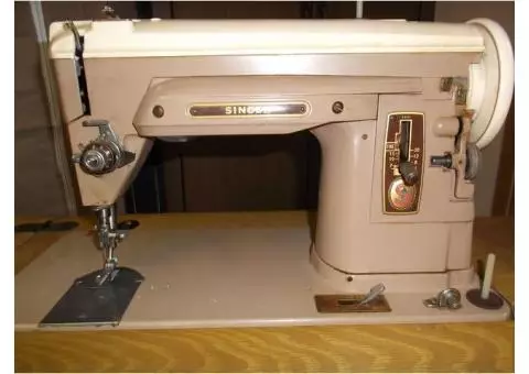 Vintage Cabinet Singer Sewing Machine